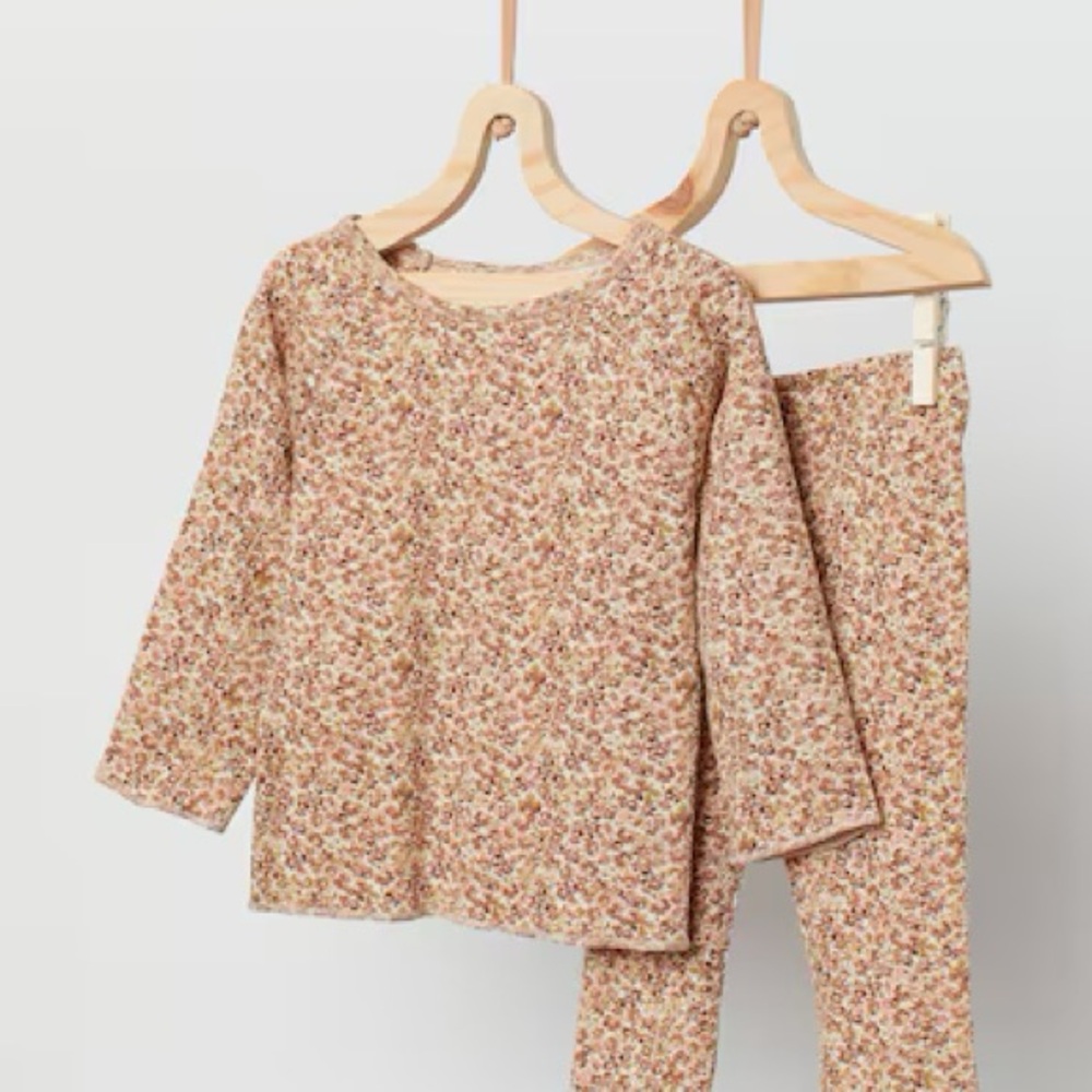 H&M Baby/Toddler Floral Print Lounge Set
